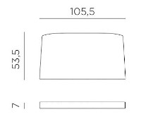 Подушка для мебели Nardi Cuscino Net Bench Grigio (36338.00.163) фото №2 — интернет-магазин Desire.md