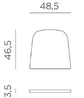 Подушка для мебели Nardi Cuscino Net Rosa Quarzo (36326.00.066) фото №2 — интернет-магазин Desire.md