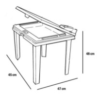 Bancă pentru copii Nardi Aladino Azzurro (40046.19.000) imaginea #2 — magazin online Desire.md