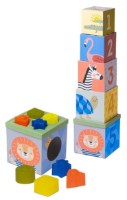 Cuburi Taf Toys Sorter Pyramid Cubes Africa (12725)
