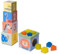 Cuburi Taf Toys Sorter Pyramid Cubes Africa (12725) imaginea #3 — magazin online Desire.md