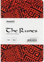Caiet Axent The Runes A5/128p Red (8452-06-A)