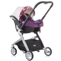 Carucior Chipolino 3in1 Emotion White/Flowers (KKEM02103WF)  imaginea #10 — magazin online Desire.md