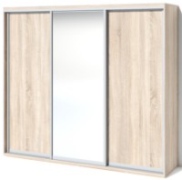 Шкаф-купе Fabrik Home 2400 1 зеркало Дуб Сонома 240x60x216cm фото №2 — интернет-магазин Desire.md