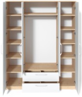 Шкаф Fabrik Home Linia №1 Клен/Белый Ясень фото №3 — интернет-магазин Desire.md