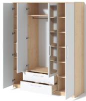 Шкаф Fabrik Home Linia №1 Клен/Белый Ясень фото №4 — интернет-магазин Desire.md