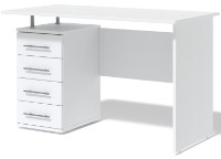 Masa de birou Fabrik Home СК 03 Frasin Alb Stânga imaginea #2 — magazin online Desire.md