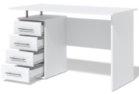 Masa de birou Fabrik Home СК 03 Frasin Alb Stânga imaginea #3 — magazin online Desire.md