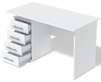 Masa de birou Fabrik Home СК 03 Frasin Alb Stânga imaginea #4 — magazin online Desire.md