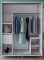 Dulap cu uşi glisante Bafimob DX-160 Cortona imaginea #2 — magazin online Desire.md