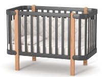 Pătuţ Veres VR 05.3.1.21.16 Monaco Dark Gray imaginea #1 — magazin online Desire.md