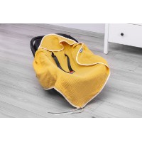 Plic pentru bebeluși Sensillo Muslin Mustard (7201) imaginea #4 — magazin online Desire.md