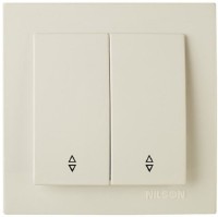 Выключатель Nilson 24121009 Touran (20402008) Cream 2pcs