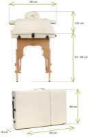 Masă pentru masaj BodyFit 455 imaginea #9 — magazin online Desire.md