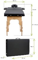 Массажный стол BodyFit 460 фото №9 — интернет-магазин Desire.md