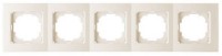 Ramă pentru prize și întrerupătoare Nilson 24120095 Touran (20402028) Cream 3pcs