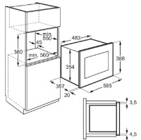 Cuptor cu microunde incorporabil Electrolux LMS4253TMW imaginea #4 — magazin online Desire.md