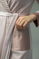 Банный халат Ajoure T5114 Roz 2XL фото №2 — интернет-магазин Desire.md