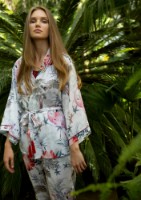 Pijama Ajoure M23414 Flamingo M imaginea #3 — magazin online Desire.md