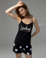 Pijama Ajoure T23463 Black Bulina Alba M