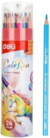 Набор цветных карандашей Deli ColoRun Tube 24pcs фото №2 — интернет-магазин Desire.md