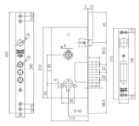 Дверной замок Kale Kilit 252 R фото №2 — интернет-магазин Desire.md