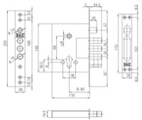 Дверной замок Kale Kilit 257 X фото №2 — интернет-магазин Desire.md
