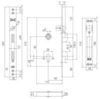 Дверной замок Kale Kilit 262 R фото №2 — интернет-магазин Desire.md