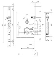 Дверной замок Kale Kilit 282 RD фото №2 — интернет-магазин Desire.md