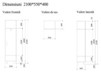 Шкаф Mobildor-Lux Birou-1 55x210 (10008719) фото №3 — интернет-магазин Desire.md