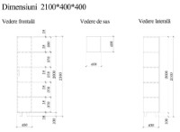 Dulap Mobildor-Lux Birou-2 40x210 (10008906) imaginea #2 — magazin online Desire.md