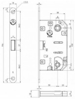 Дверной замок STV WC A7 фото №2 — интернет-магазин Desire.md