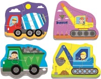 Пазл Trefl 18 Vehicles on the Costruction Site (36072) фото №1 — интернет-магазин Desire.md