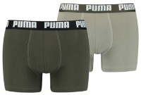Сhiloţi pentru bărbați Puma Basic Boxer 2P Dark Green Combo XL imaginea #1 — magazin online Desire.md