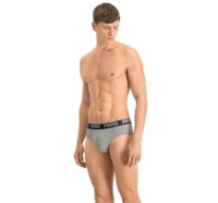 Сhiloţi pentru bărbați Puma Basic Brief 2P Dark Grey Melange/Black XL (521030001691) imaginea #4 — magazin online Desire.md