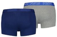 Сhiloţi pentru bărbați Puma Basic Trunk 2P Blue/Grey Melange XL (100000884023) imaginea #2 — magazin online Desire.md