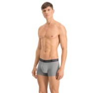 Мужские трусы Puma Basic Trunk 2P Dark Grey Melange/Black XL (100000884008)