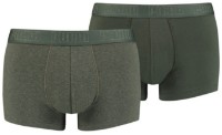 Сhiloţi pentru bărbați Puma Basic Trunk 2P Green Melange XL imaginea #1 — magazin online Desire.md