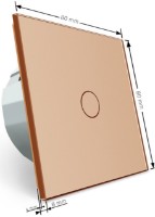 Диммер Livolo VL-C701DR-13 Gold фото №4 — интернет-магазин Desire.md