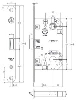 Дверной замок STV ART 216 Bronz фото №2 — интернет-магазин Desire.md