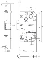 Дверной замок STV ART A217 WC Bronz Paint фото №2 — интернет-магазин Desire.md