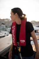 Спасательный жилет Aquarius Pneumatic 150N Red фото №2 — интернет-магазин Desire.md