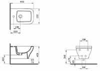 Биде Bocchi Scala Arch (1125-001-0120)  фото №3 — интернет-магазин Desire.md