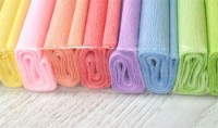 Hârtie creponată Interdruk Pastel 200x50cm 10pcs imaginea #2 — magazin online Desire.md