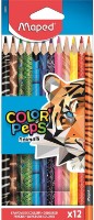 Creioane colorate Maped Animals 12pcs