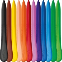 Creioane colorate Maped PlastiClean 12pcs