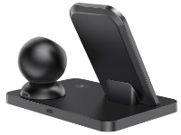 Încărcător Hoco CW33 Ultra 3 in 1 Black imaginea #2 — magazin online Desire.md