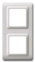 Рамка для розеток и выключателей AVE 2+2M White/Marmor (5739)