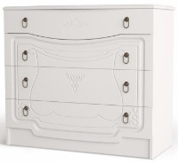 Комод Миф Мария Белый Глянец/Белый