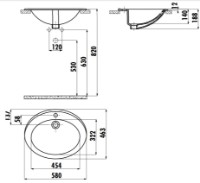 Lavoar Creavit Topcounter TP230.00CB00E imaginea #2 — magazin online Desire.md